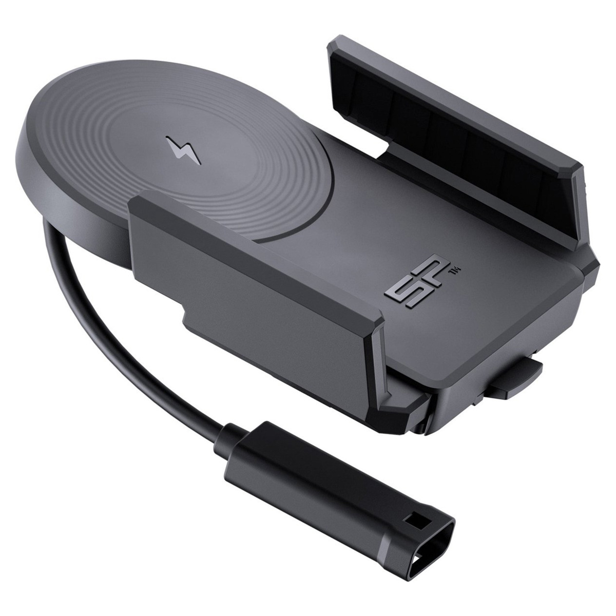 SP Connect Universal Charging Phone Clamp – Voor SPC+ Mounts – Universeel – Draadloos opladen – Zwart