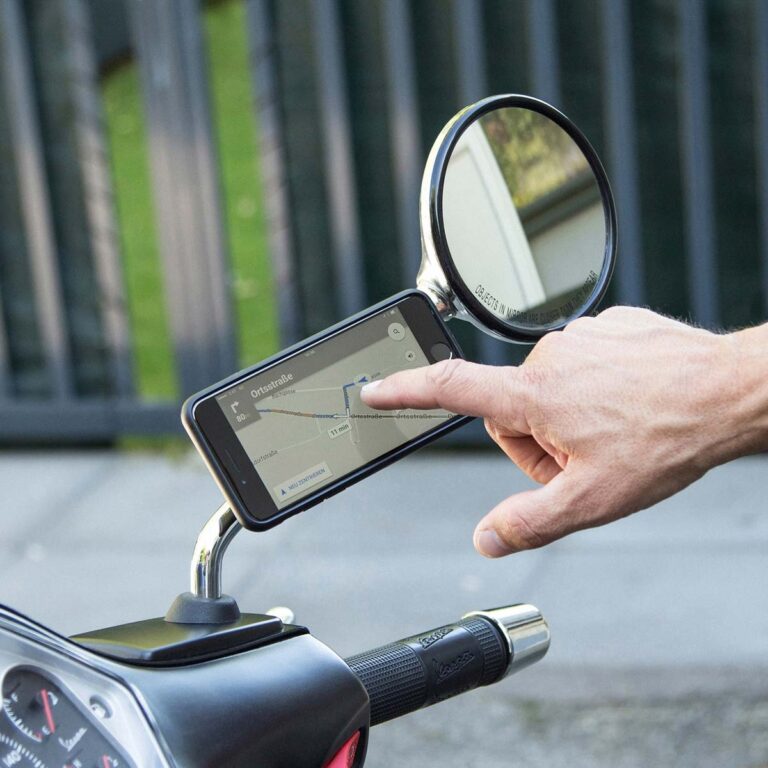 SP Connect Mirror Mount SPC+ - Telefoonhouder voor motor en scooter - Spiegel bevestiging - Zwart - Afbeelding 8
