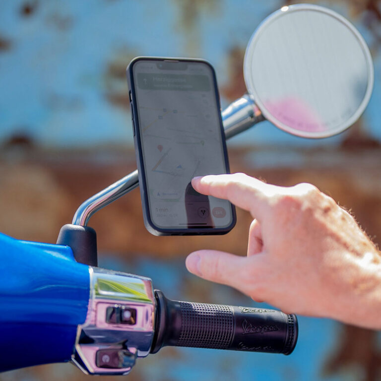 SP Connect Mirror Mount SPC+ - Telefoonhouder voor motor en scooter - Spiegel bevestiging - Zwart - Afbeelding 7