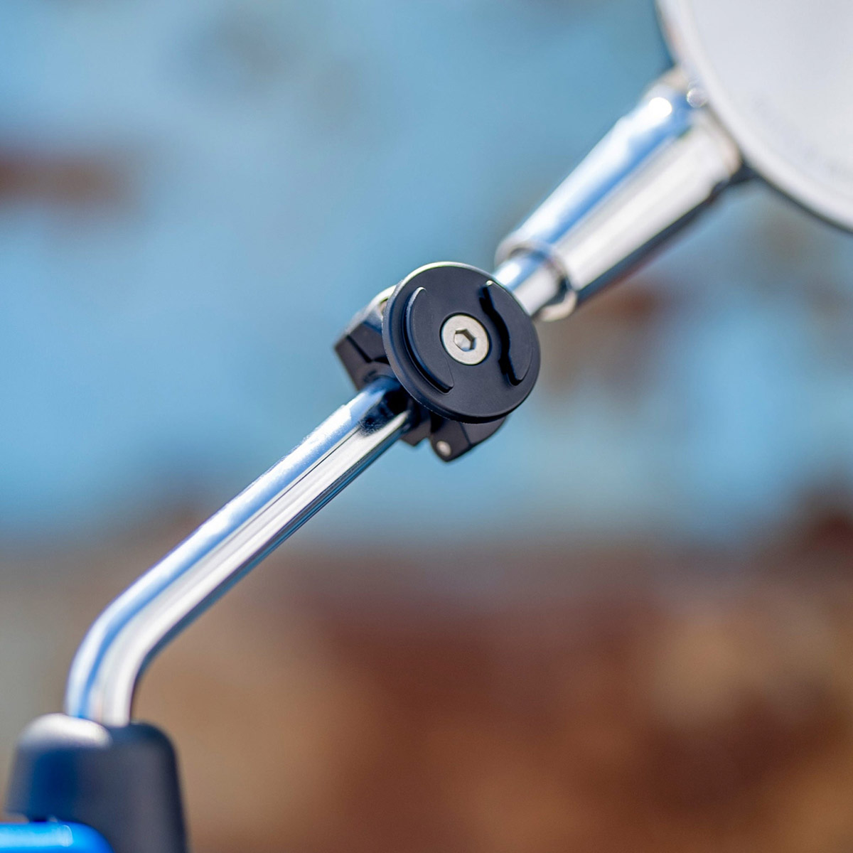SP Connect Mirror Mount SPC+ – Telefoonhouder voor motor en scooter – Spiegel bevestiging – Zwart