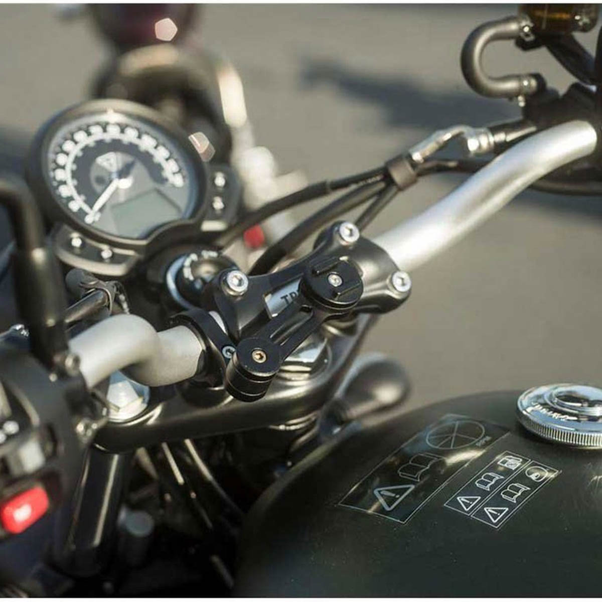 SP Connect Moto Mount Pro - Telefoonhouder motor(fiets) - Universeel - Geschikt voor SPC+ hoesjes - Zwart - Afbeelding 4