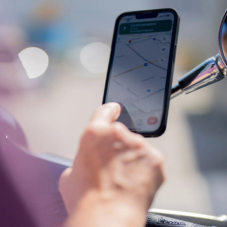 SP Connect Mirror Mount Pro SPC+ - Telefoonhouder voor motor en scooter - Spiegel bevestiging - Verstelbaar - Zwart - Afbeelding 9