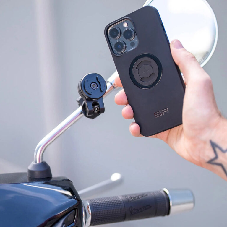 SP Connect Mirror Mount Pro SPC+ - Telefoonhouder voor motor en scooter - Spiegel bevestiging - Verstelbaar - Zwart - Afbeelding 8