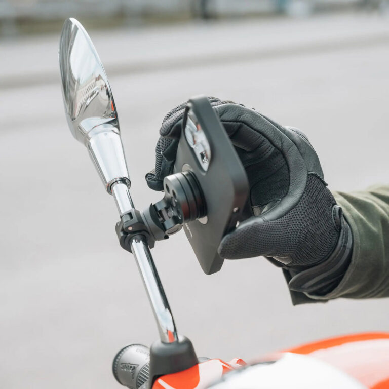 SP Connect Mirror Mount Pro SPC+ - Telefoonhouder voor motor en scooter - Spiegel bevestiging - Verstelbaar - Zwart - Afbeelding 7