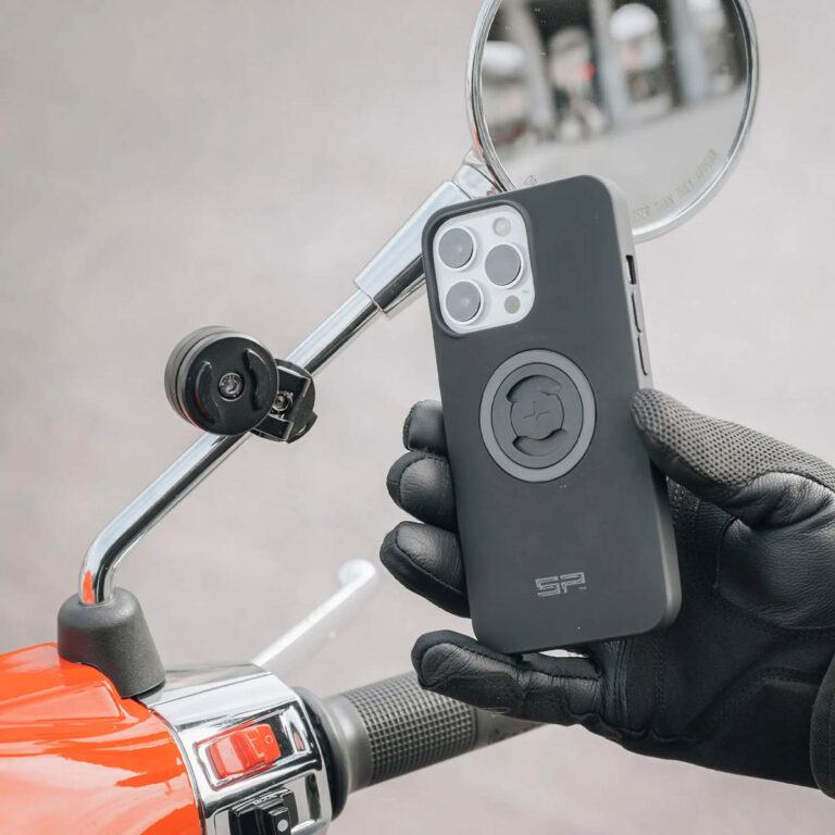 SP Connect Mirror Mount Pro SPC+ - Telefoonhouder voor motor en scooter - Spiegel bevestiging - Verstelbaar - Zwart - Afbeelding 6