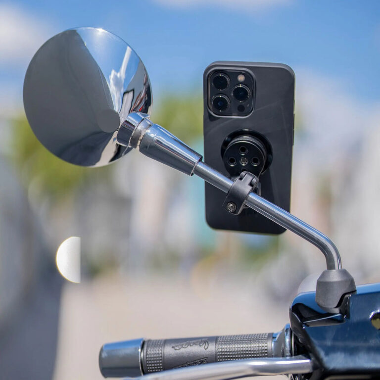 SP Connect Mirror Mount Pro SPC+ - Telefoonhouder voor motor en scooter - Spiegel bevestiging - Verstelbaar - Zwart - Afbeelding 3