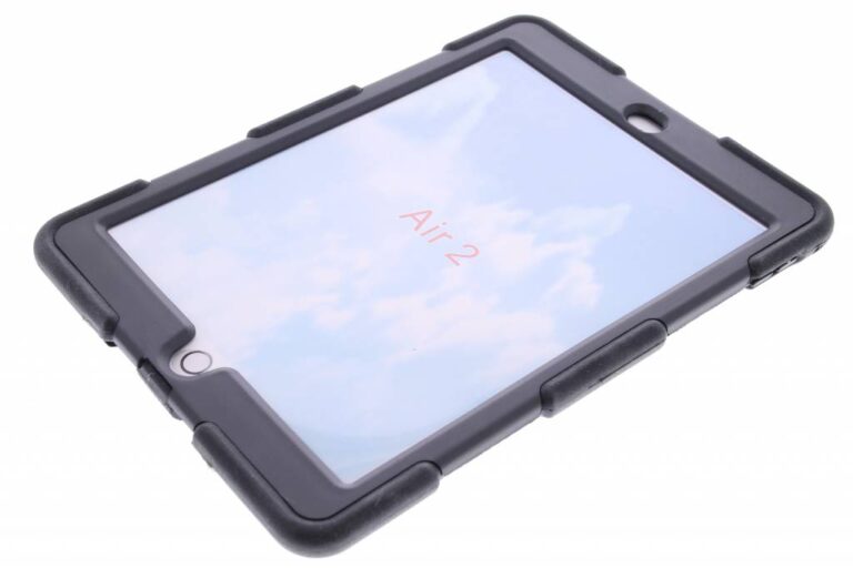 Extreme Protection Army Backcover Apple iPad Air 2 (2014) - Zwart - Afbeelding 4