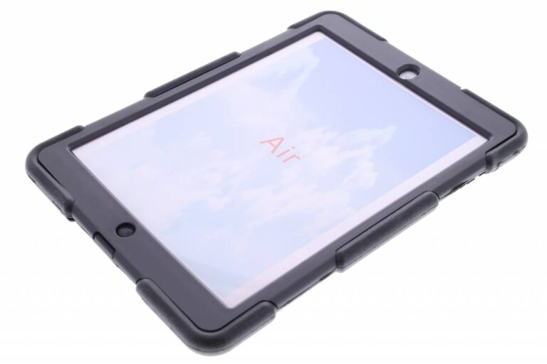 Extreme Protection Army Backcover Apple iPad Air 2 (2014) / Air 1 (2013) - Zwart - Afbeelding 4