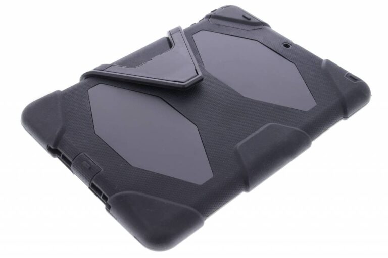 Extreme Protection Army Backcover Apple iPad Air 2 (2014) / Air 1 (2013) - Zwart - Afbeelding 2