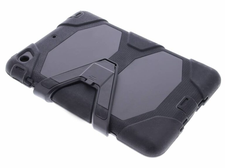 Extreme Protection Army Backcover Apple iPad Mini 3 (2014) / Mini 2 (2013) / Mini 1 (2012) - Zwart