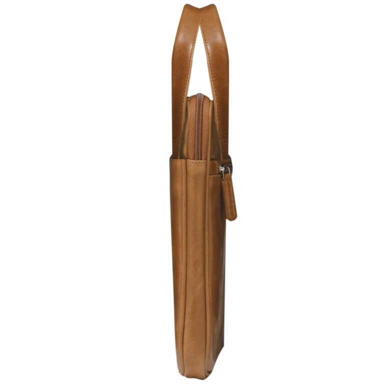 dbramante1928 Silkeborg Laptoptas 14 inch - Echt leer - Golden Tan - Afbeelding 4