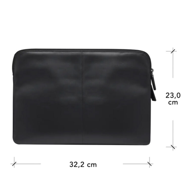 dbramante1928 Skagen Pro+ Sleeve - Laptop hoes 13 inch - Echt leer - MacBook Pro 13 inch / Air 13 inch - Black - Afbeelding 2