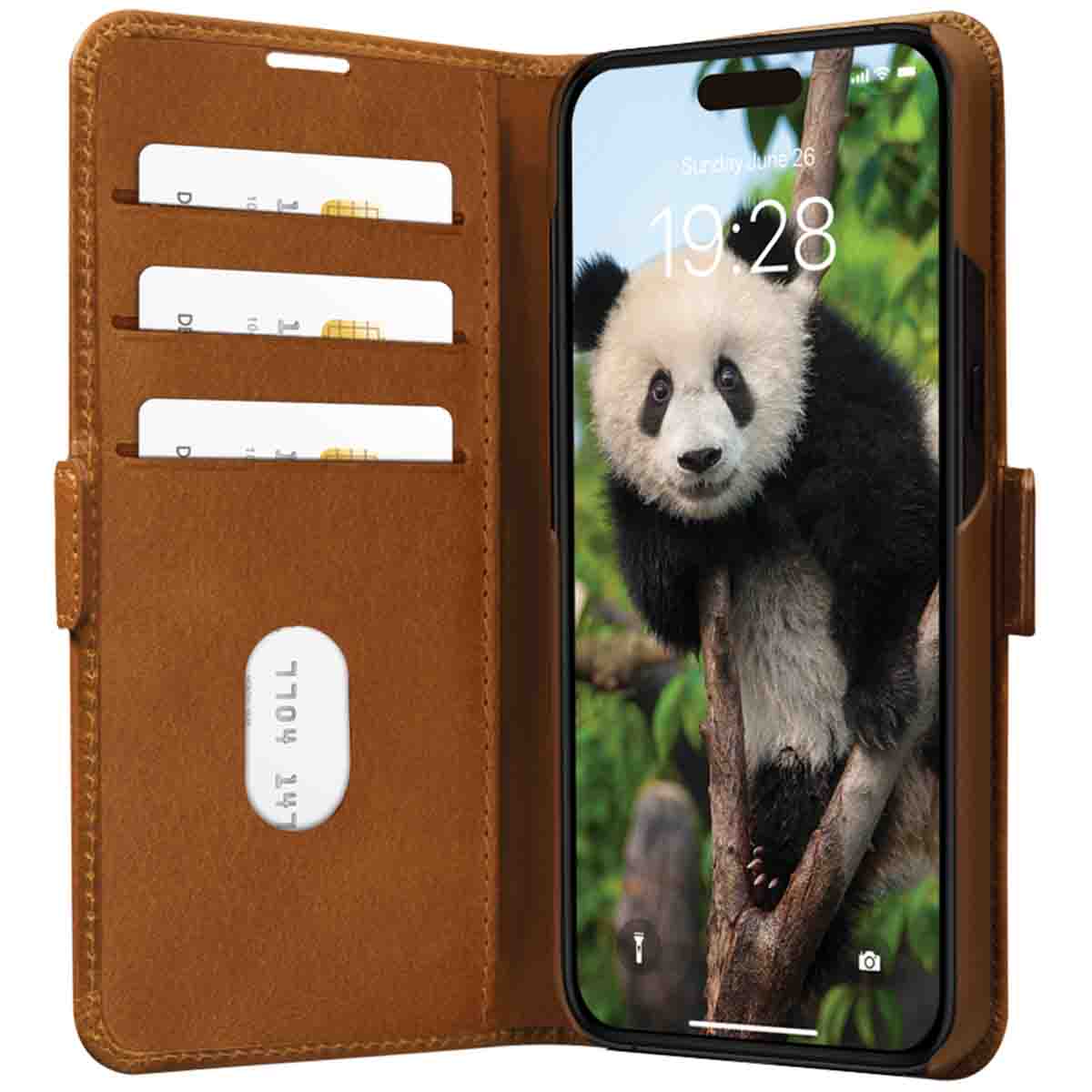 dbramante1928 Copenhagen Bookcase Apple iPhone 15 - Bruin - Afbeelding 7