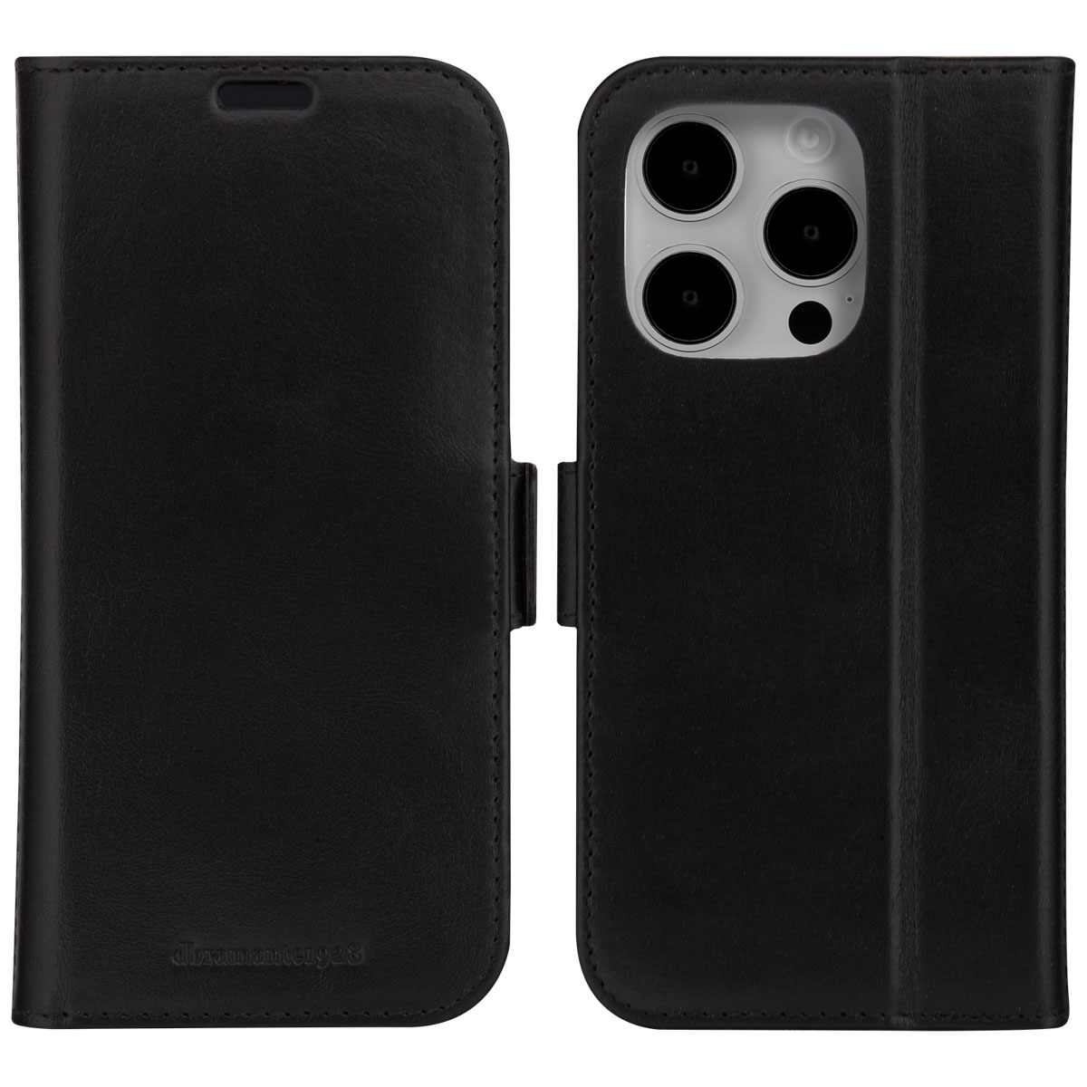 dbramante1928 Copenhagen Bookcase Apple iPhone 15 Pro – Zwart