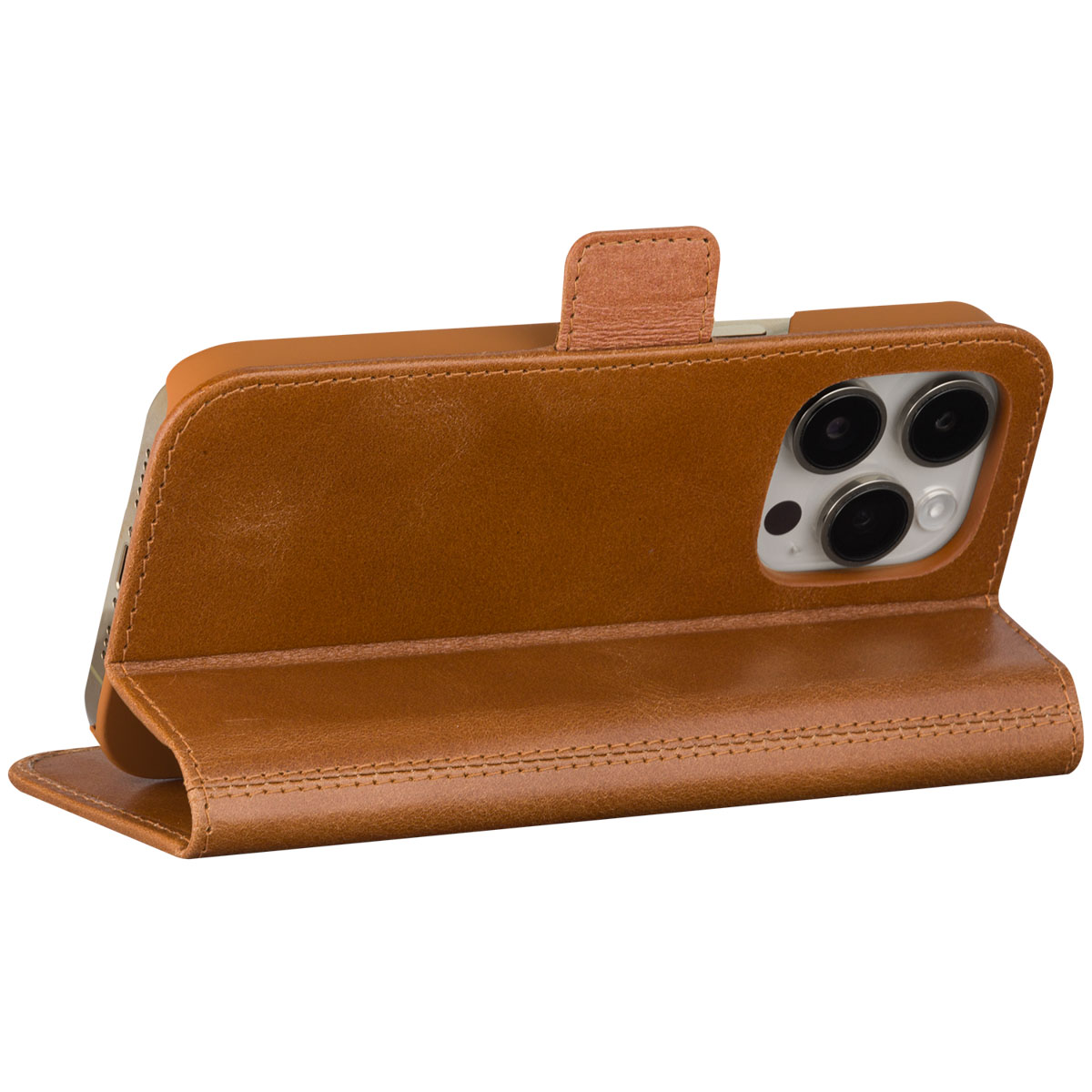 dbramante1928 Copenhagen Bookcase Apple iPhone 15 Pro - Bruin - Afbeelding 5