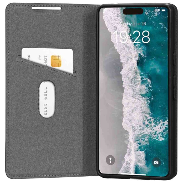 dbramante1928 Oslo Bookcase Apple iPhone 15 Pro - Zwart - Afbeelding 7