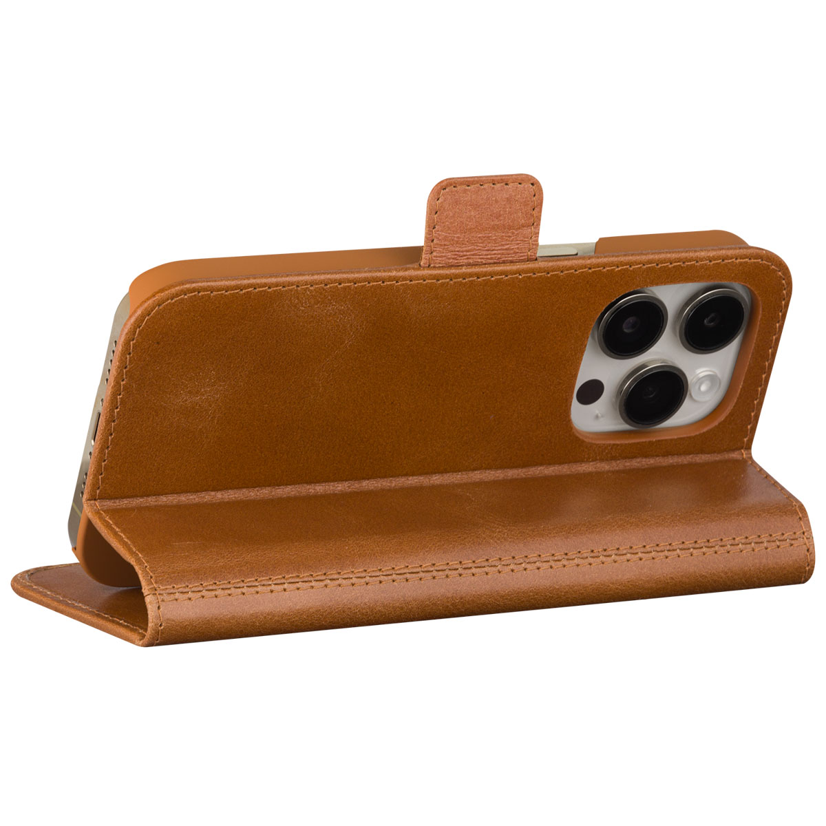 dbramante1928 Copenhagen Bookcase Apple iPhone 15 Pro Max - Bruin - Afbeelding 5