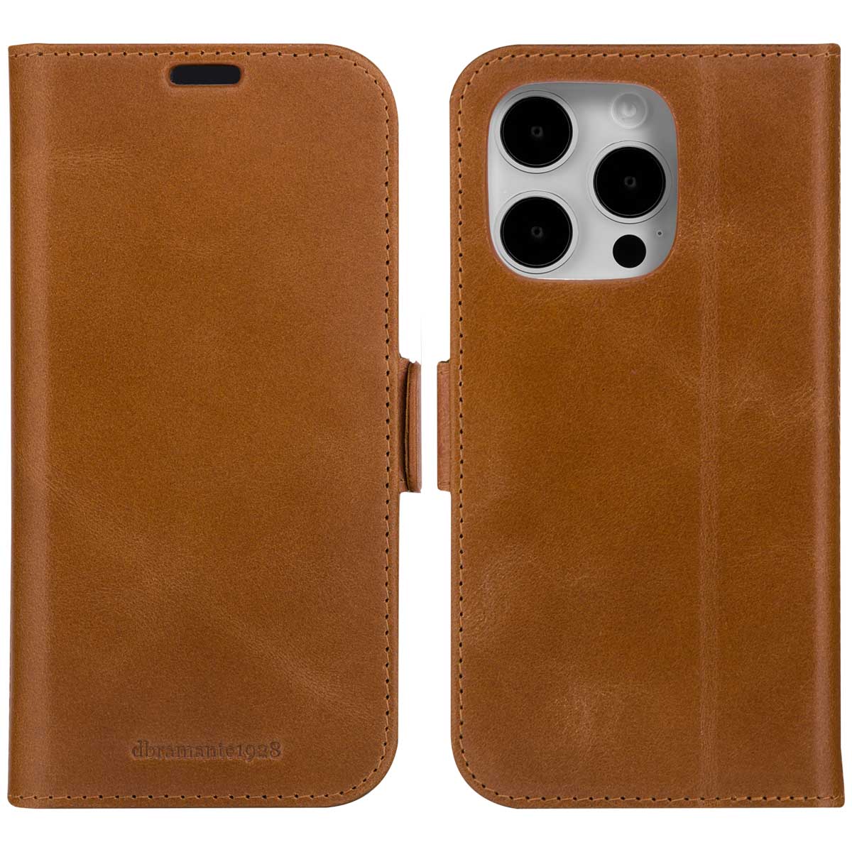 dbramante1928 Copenhagen Bookcase Apple iPhone 15 Pro Max - Bruin