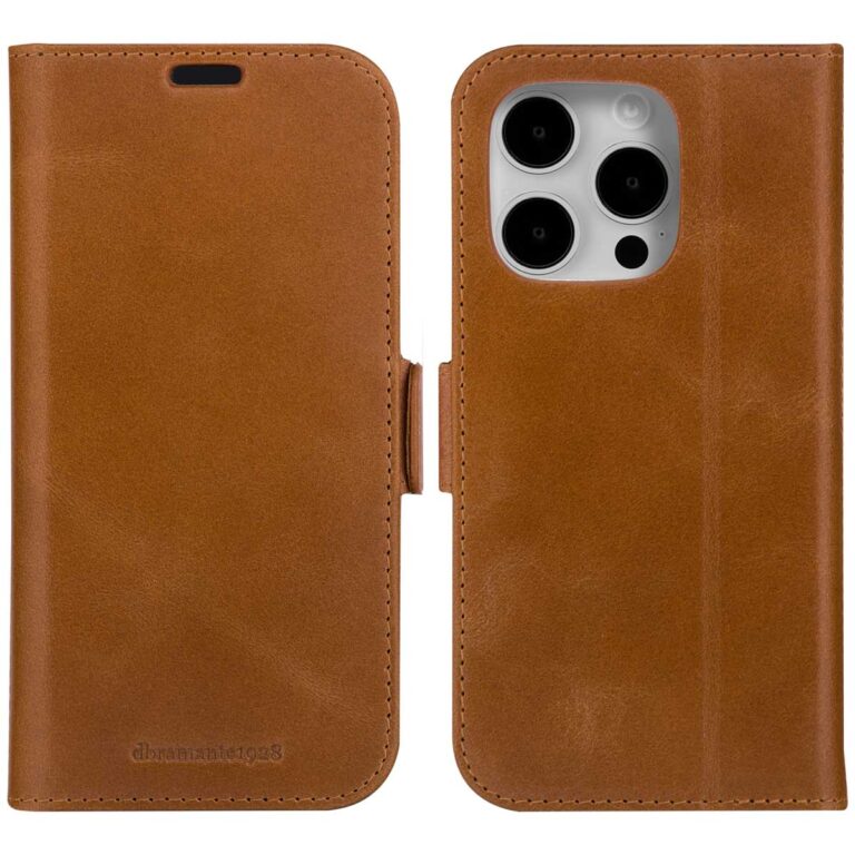 dbramante1928 Copenhagen Bookcase Apple iPhone 15 Pro Max - Bruin