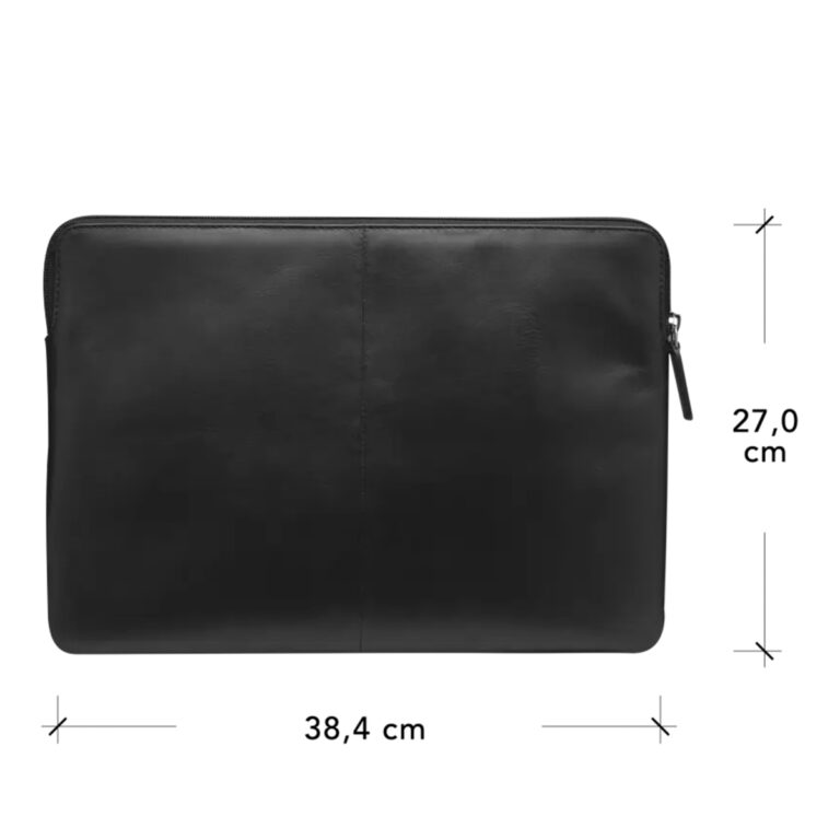 dbramante1928 Skagen Pro - Laptop hoes 14 inch - Echt leer - MacBook Air 15 inch - Black - Afbeelding 6