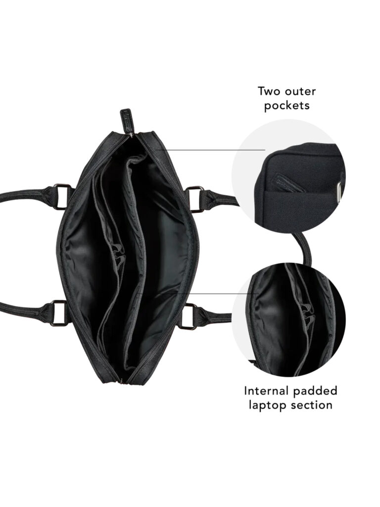 dbramante1928 Stelvio Laptoptas 14 inch - Gerecycled materiaal - Zwart - Afbeelding 3