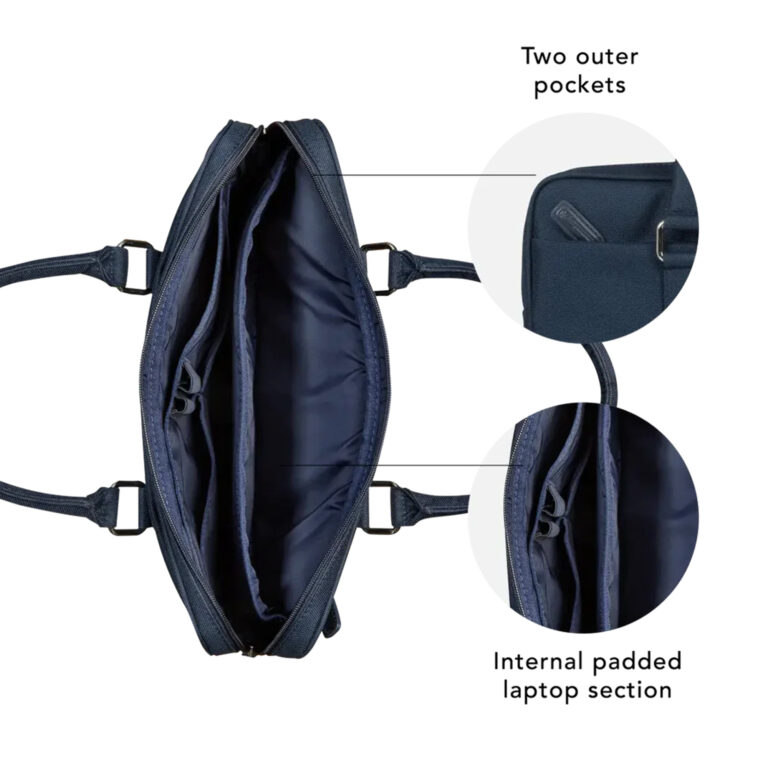 dbramante1928 Stelvio Laptoptas 14 inch - Gerecycled materiaal - Donkerblauw - Afbeelding 4