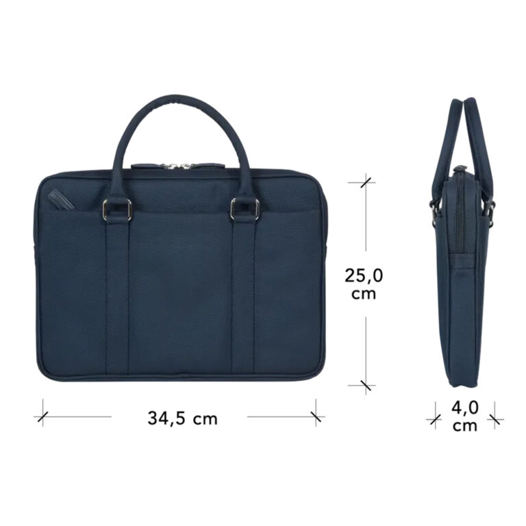 dbramante1928 Stelvio Laptoptas 14 inch - Gerecycled materiaal - Donkerblauw - Afbeelding 3