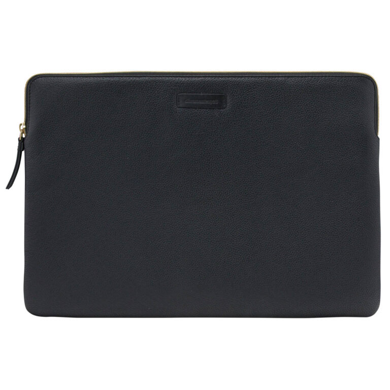 dbramante1928 Paris Sleeve - Laptop hoes 15-16 inch - Echt leer - MacBook Pro 15 inch - Night Black - Afbeelding 3