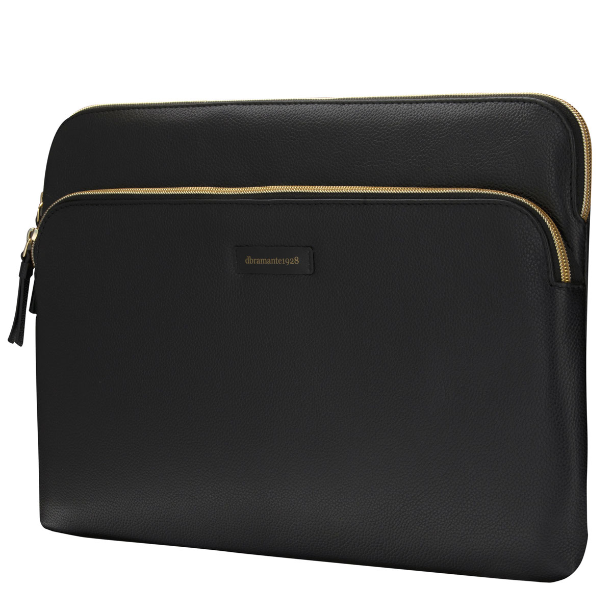 dbramante1928 Paris+ Sleeve – Laptop hoes 14 inch – Echt leer – MacBook Pro 14 inch – Night Black