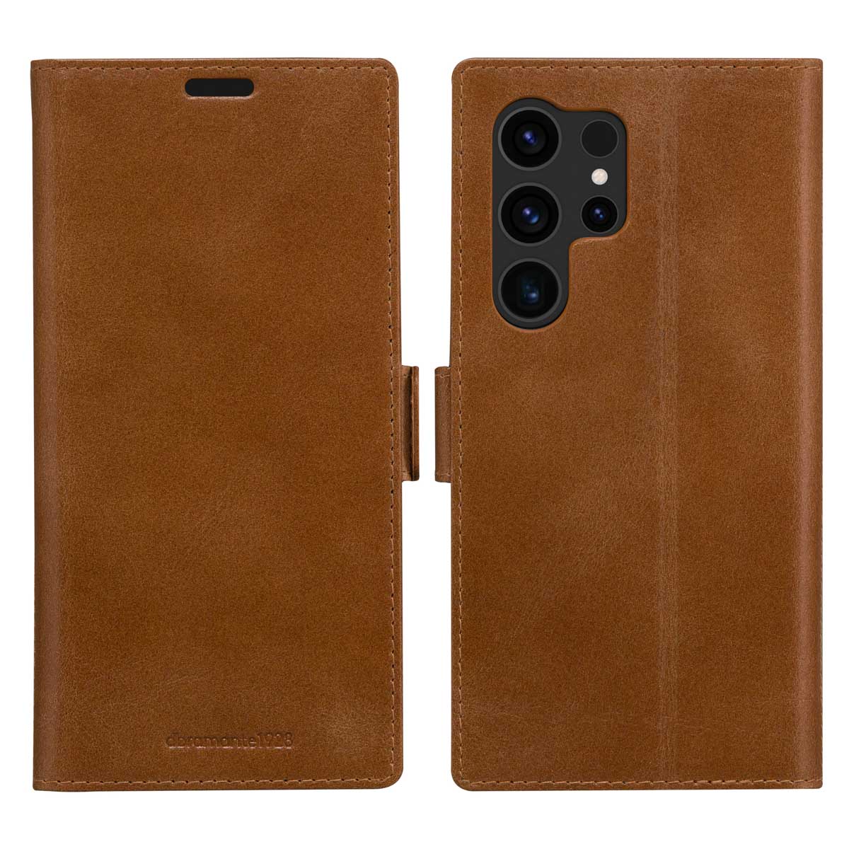 dbramante1928 Copenhagen Bookcase Samsung Galaxy S24 Ultra – Tan