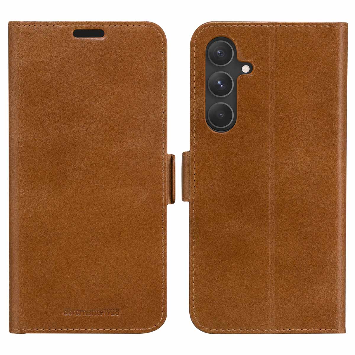 dbramante1928 Copenhagen Bookcase Samsung Galaxy A55 – Tan