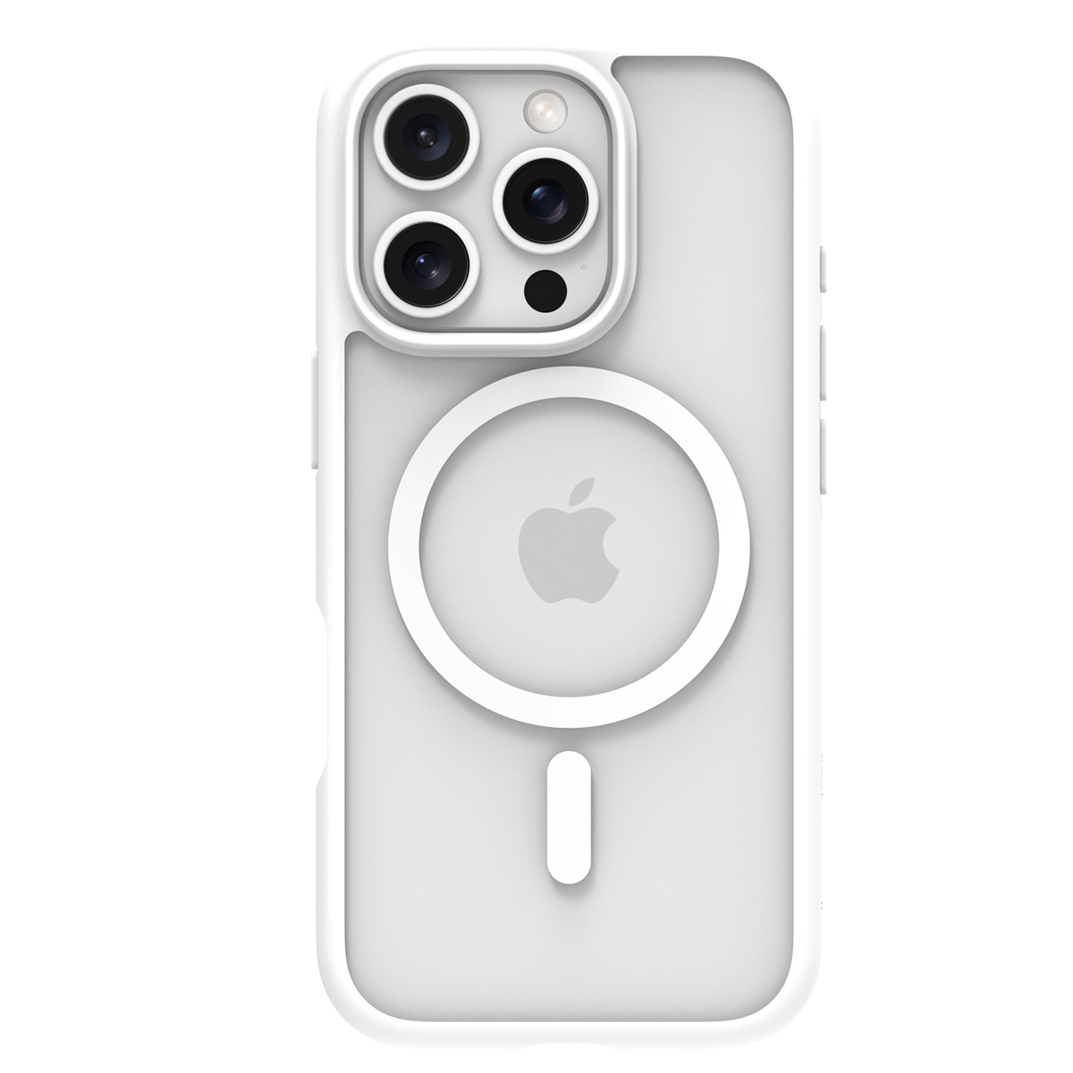 dbramante1928 Grenen Backcover MagSafe Apple iPhone 16 Pro – Transparant / Wit