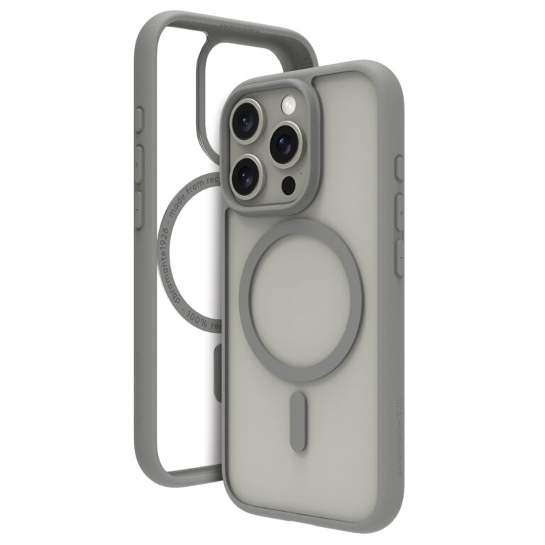 dbramante1928 Grenen Backcover MagSafe Apple iPhone 16 Pro Max - Transparant / Titanium - Afbeelding 2