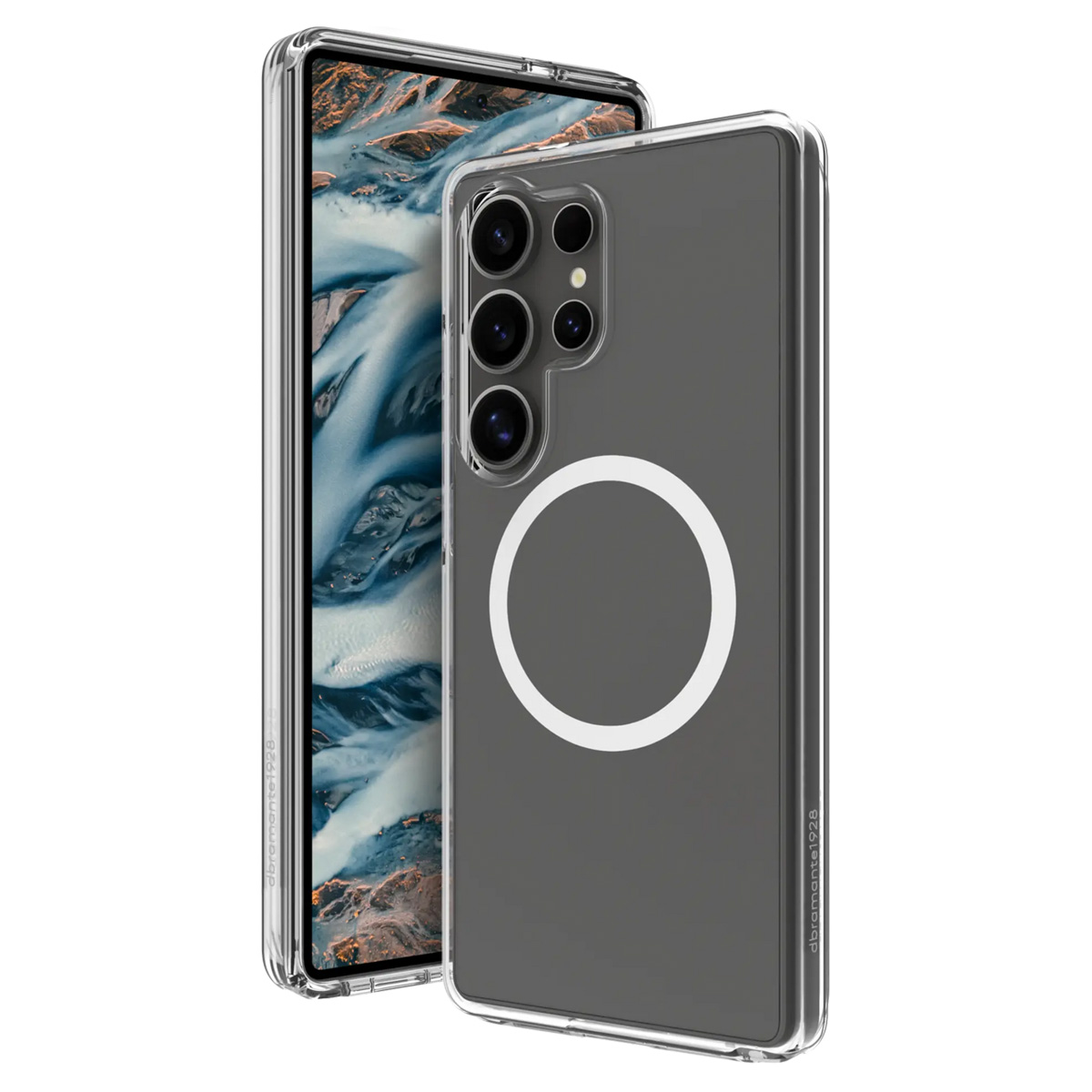 dbramante1928 Iceland Pro Backcover met Qi2 Samsung Galaxy S25 Ultra – Transparant