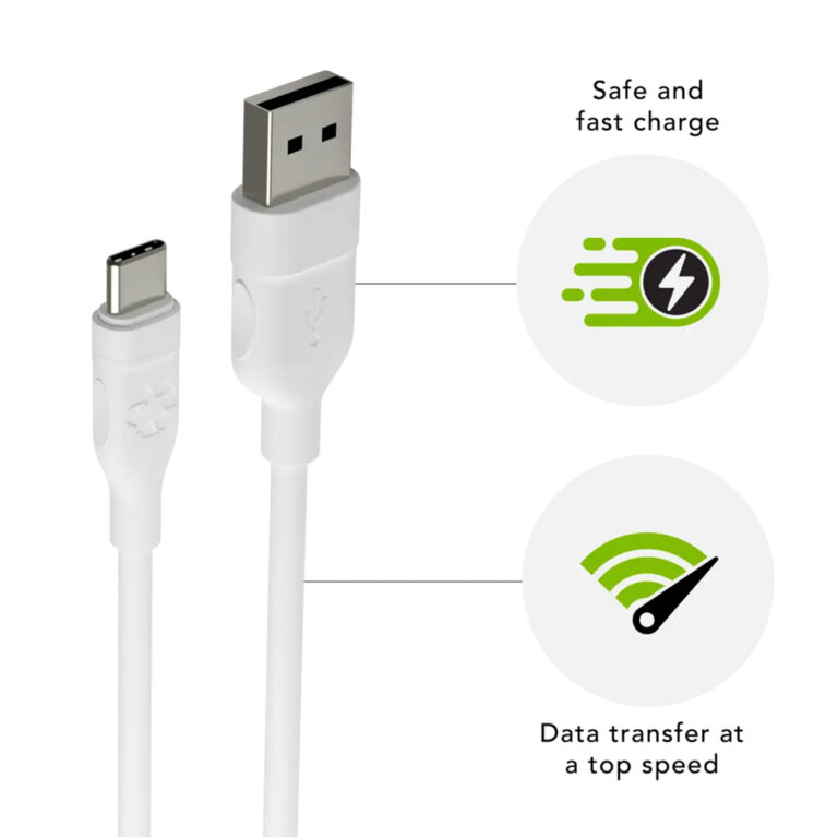 dbramante1928 re-charge - Oplaadkabel - USB-A naar USB-C - 1,2 meter - Wit - Afbeelding 3