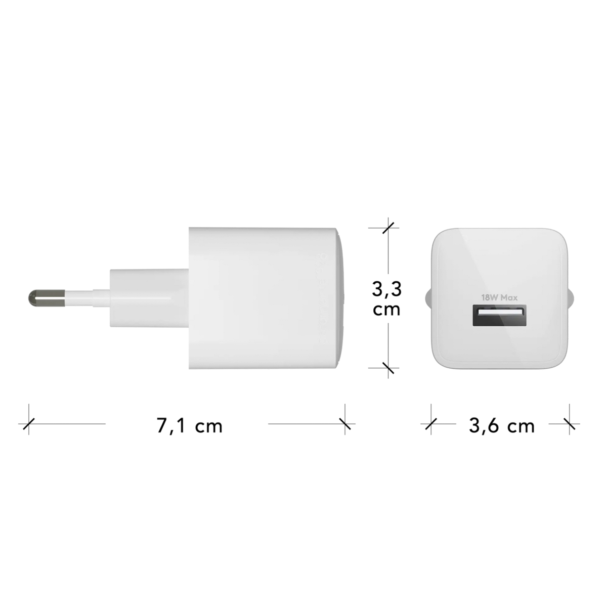 dbramante1928 re-charge | Wall Charger – USB-A 18 Watt – Wit