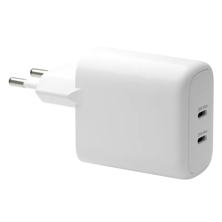 dbramante1928 re-charge | Wall Charger - 2x USB-C 25 Watt - Wit - Afbeelding 3