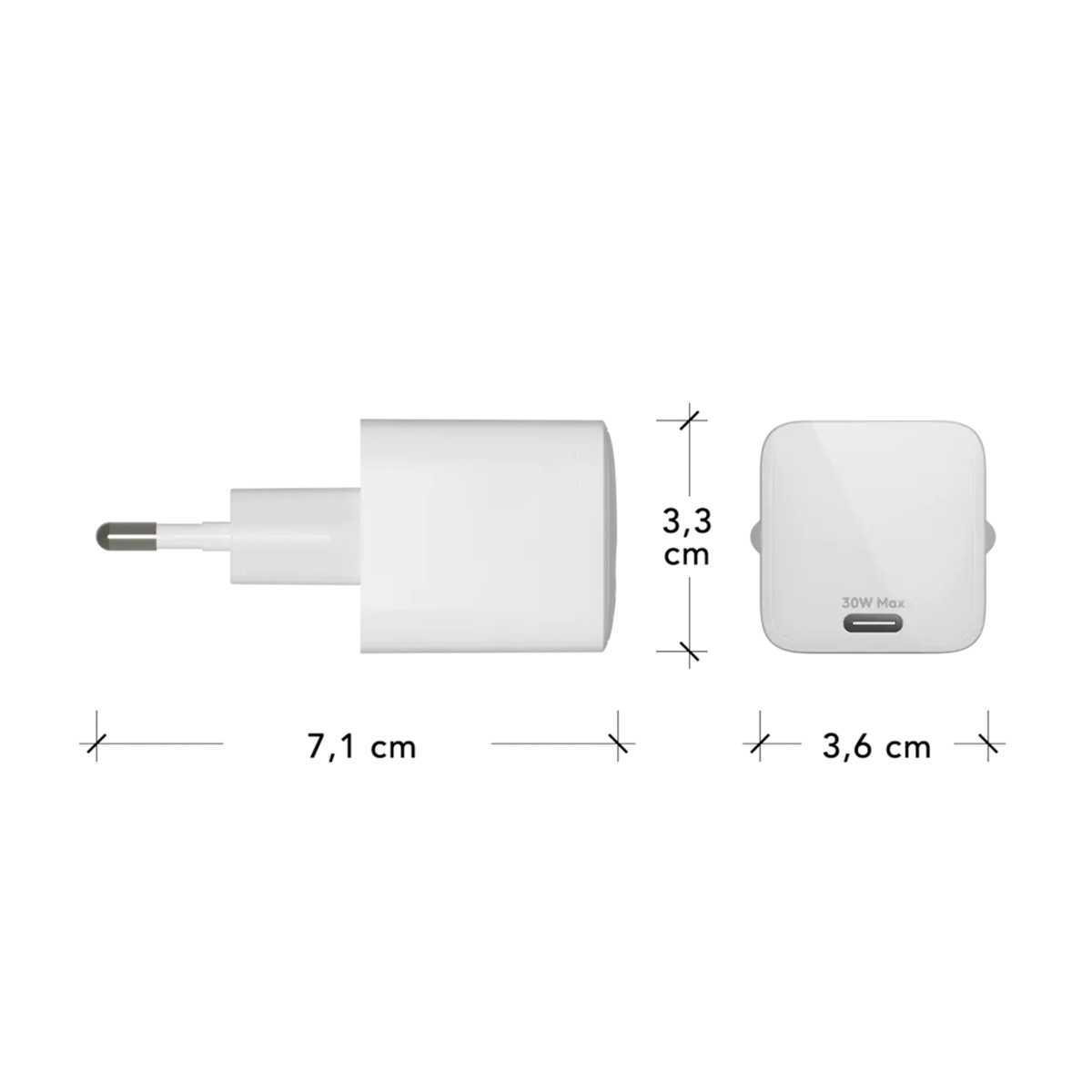 dbramante1928 re-charge | Wall Charger - USB-C 30 Watt - Wit - Afbeelding 5