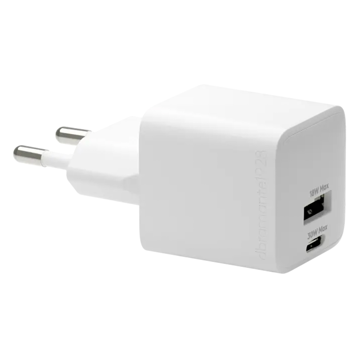 dbramante1928 re-charge | Wall Charger – USB-C 30 Watt + USB-A 18 Watt – Wit