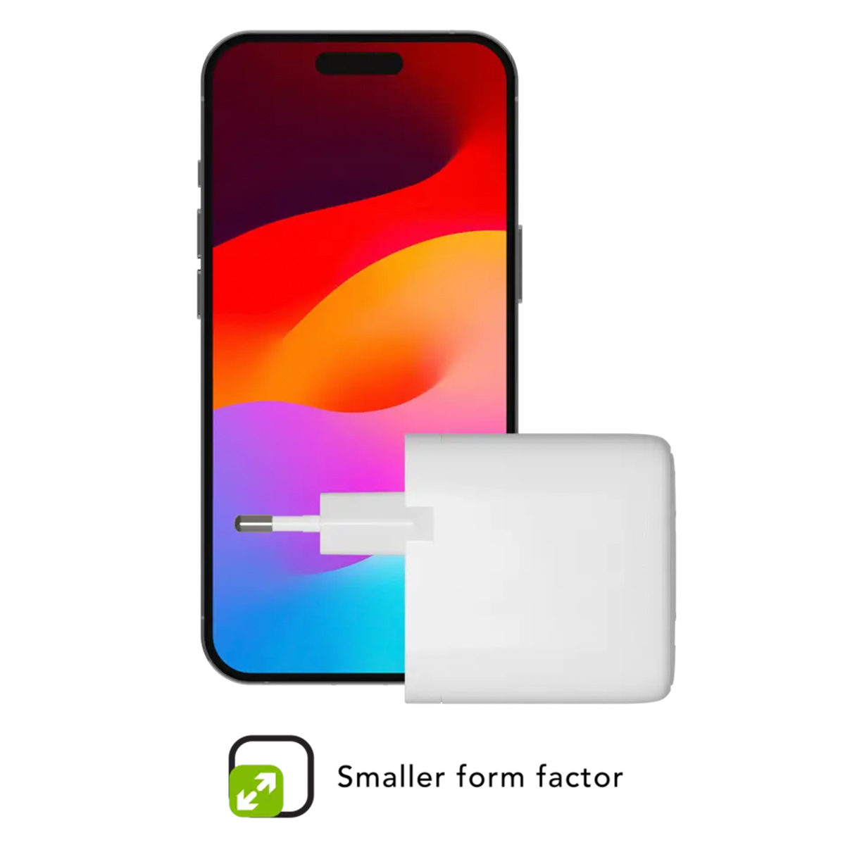 dbramante1928 re-charge | Wall Charger - USB-C 65 Watt + USB-A 18 Watt - Wit - Afbeelding 4