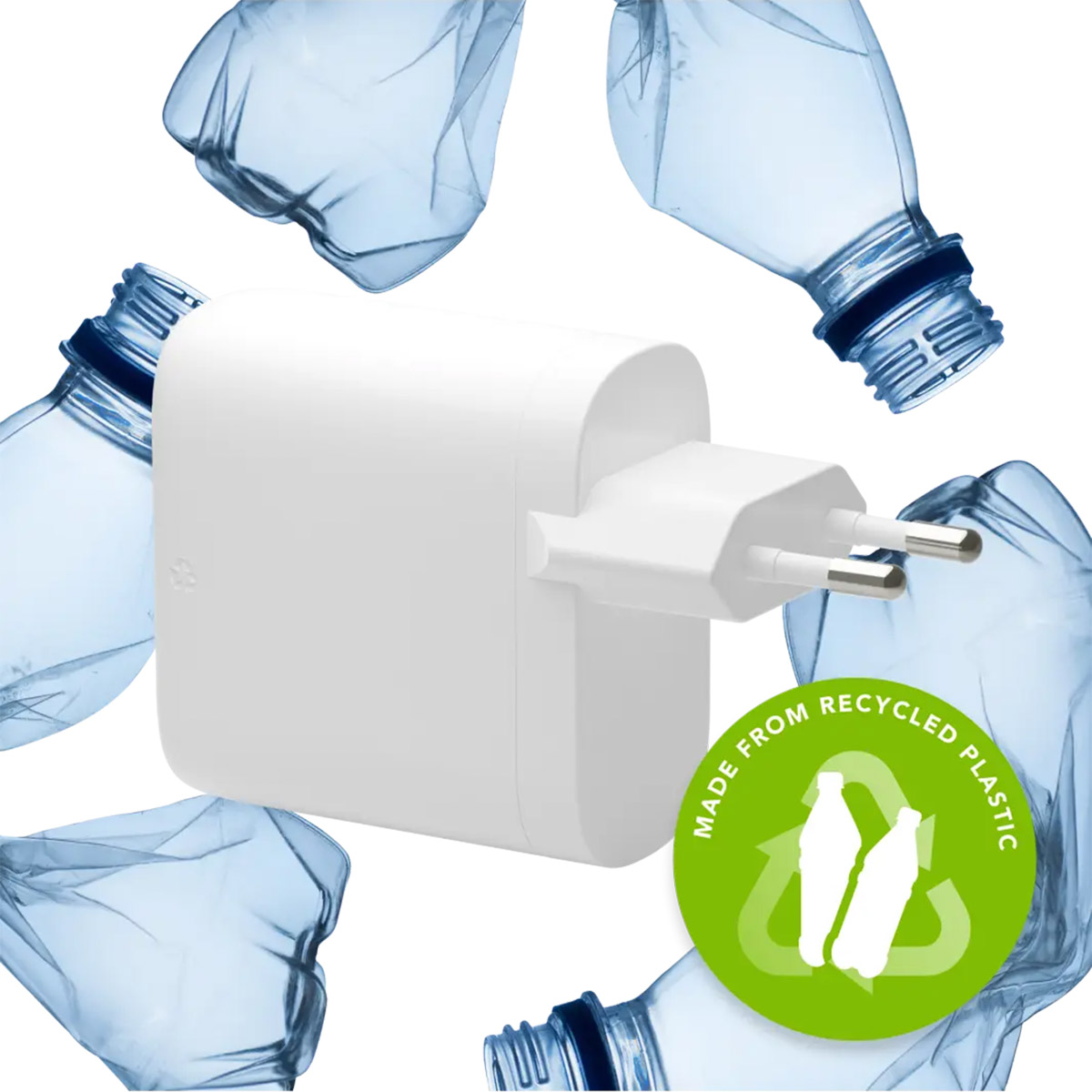 dbramante1928 re-charge | Wall Charger - USB-C 65 Watt + USB-A 18 Watt - Wit - Afbeelding 2