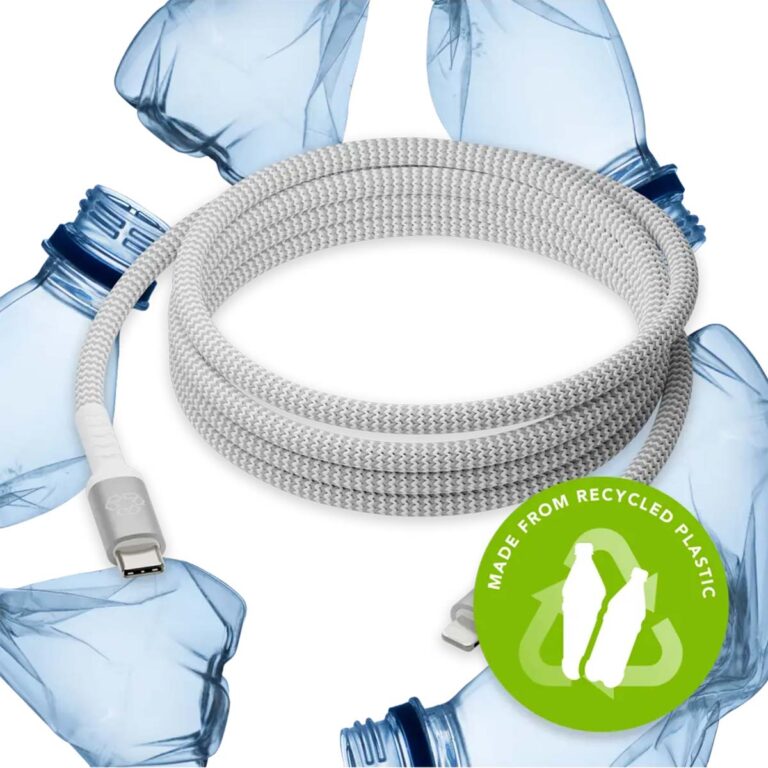 dbramante1928 re-charge - Braided oplaadkabel - USB-C naar Lightning - 2 meter - Wit - Afbeelding 2