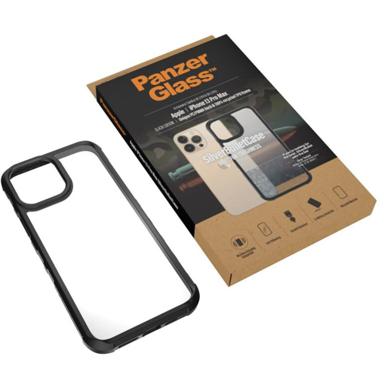 PanzerGlass SilverBullet ClearCase Apple iPhone 13 Pro Max - Zwart - Afbeelding 2