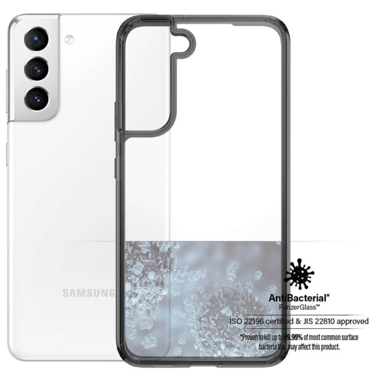 PanzerGlass HardCase Anti-Bacterial Samsung Galaxy S22 - Crystal Black - Afbeelding 7