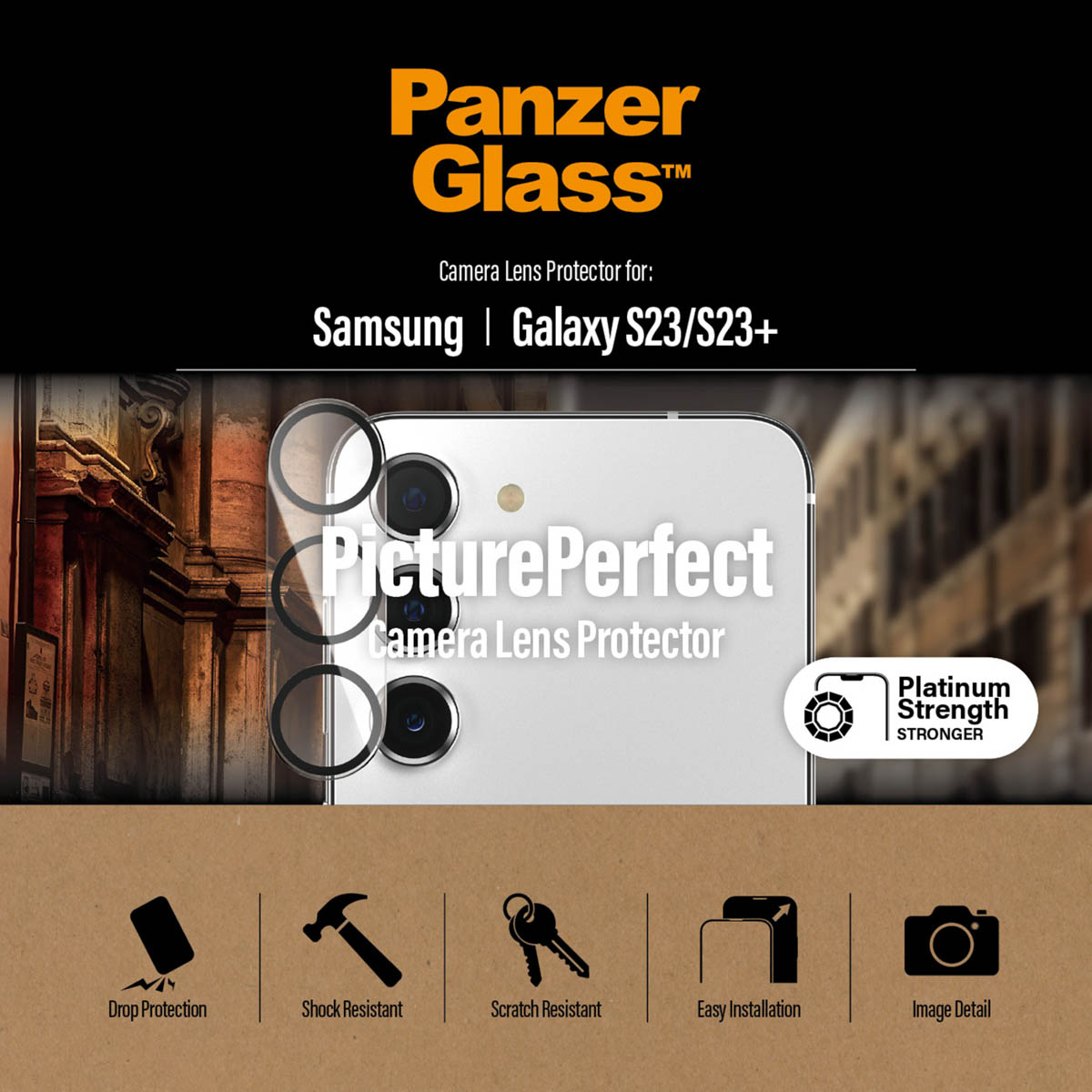 PanzerGlass Camera Protector Samsung Galaxy S23 / S23 Plus - Afbeelding 10