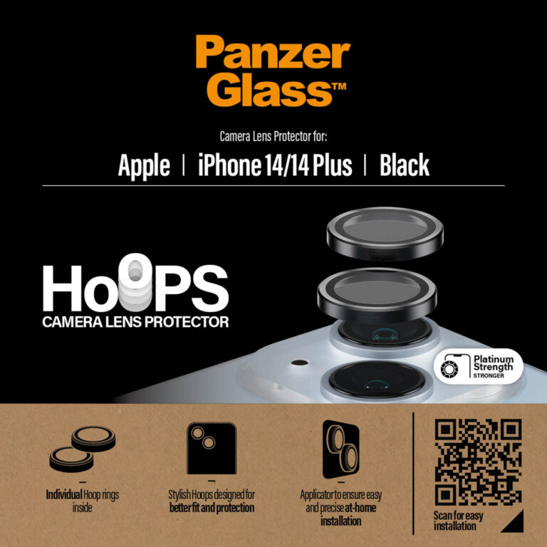 PanzerGlass Camera Protector Hoop Optic Rings Apple iPhone 14 / 14 Plus - Afbeelding 5