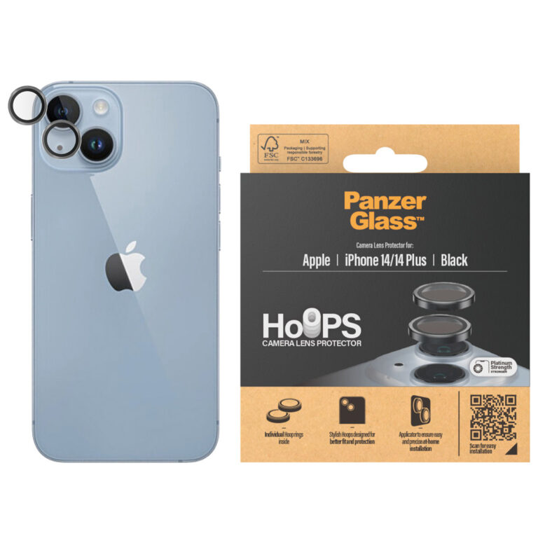 PanzerGlass Camera Protector Hoop Optic Rings Apple iPhone 14 / 14 Plus - Afbeelding 4