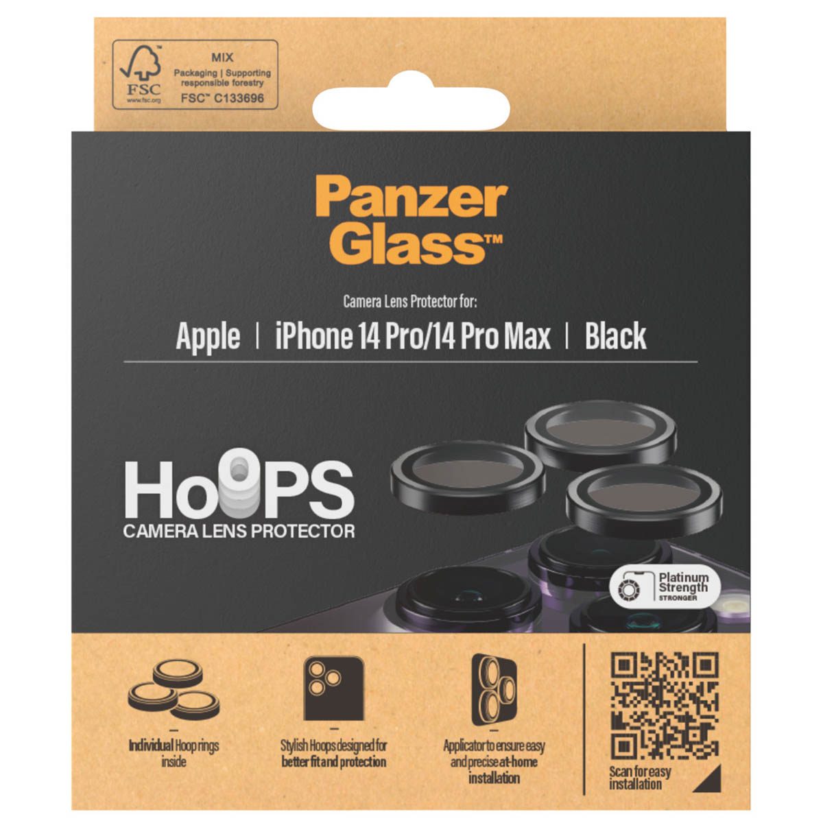 PanzerGlass Camera Protector Hoops Optic Rings Apple iPhone 14 Pro / 14 Pro Max - Afbeelding 5