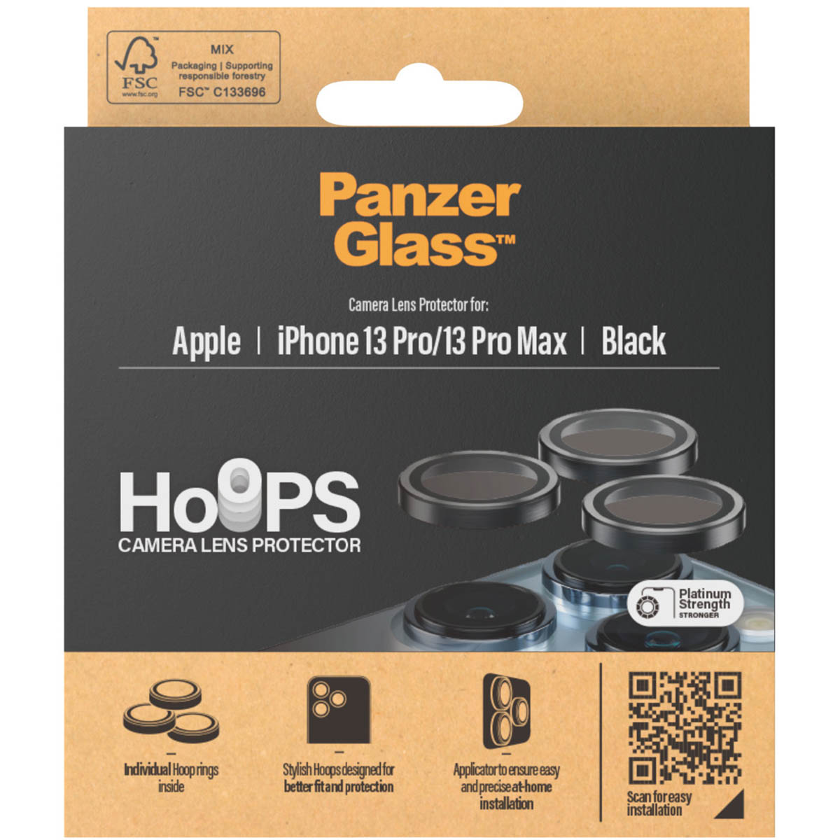PanzerGlass Camera Protector Hoops Optic Rings Apple iPhone 13 Pro / 13 Pro Max - Afbeelding 5
