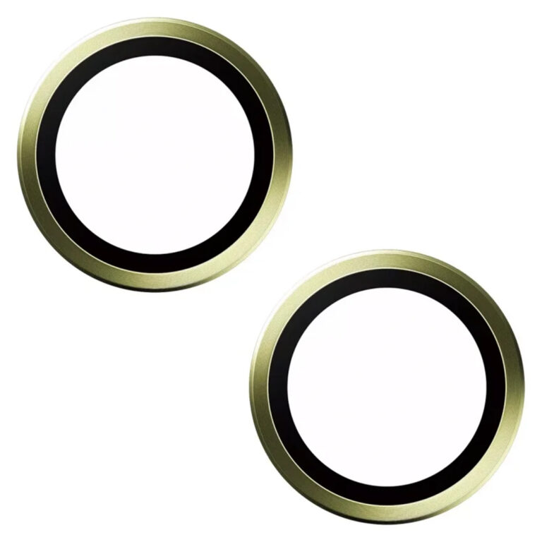 PanzerGlass Camera Protector Hoop Optic Rings Apple iPhone 15 / 15 Plus - Yellow - Afbeelding 2
